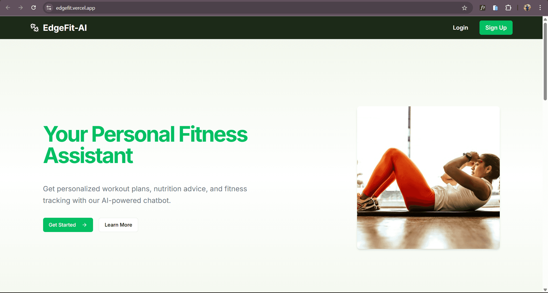 EdgeFit - AI-Powered Fitness Platform